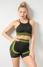 2 PCS Set Yoga Sets Women Gym Clothes - Image 6