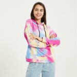 Ladies Tie-Dye Hoodie