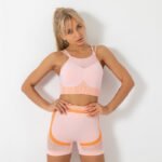 2 PCS Set Yoga Sets Women Gym Clothes - Image 8
