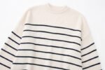 Women's Street Fashion Urban Casual Striped Knit Sweater - Image 5