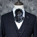 Men's Metal Diamond Punk Clothing Tie