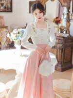 Early Autumn Women's New Clothing Retro French Romantic Pastoral Style Fairy Dress - Image 5