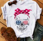 Ladies Fashion Skull Top T-shirt Hip Hop Retro Clothing Print Funny - Image 7