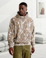 European And American Hoodie Fashion Loose-fitting Hoodie 3D Long Sleeve Retro Tie-dye Baseball Outfit - Image 2