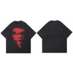 Hip Hop Washed Black T-shirt Streetwear - Image 5