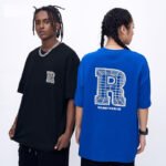 Men's Clothing Hip Hop English Print Personality Round Neck Short Sleeve