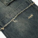 Punk Ripped Cargo Jeans Men's Clothing - Image 3