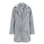 women faux fur coat streetwear - Image 7