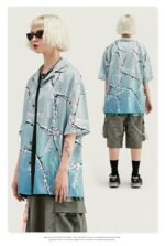 Digital printed men's streetwear Hawaiian shirt - Image 3