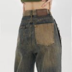 Women's High-waisted Straight Baggy Jeans - Image 4