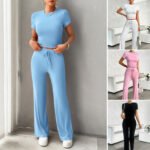 Round Neck Urban Casual Fashion Set - Image 2