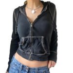 Women's Athleisure Cardigan Hoodie - Image 5