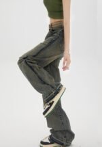 Women's High-waisted Straight Baggy Jeans - Image 5