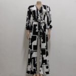 Athleisure Long Sleeve Loose Ladies Jumpsuit - Image 5