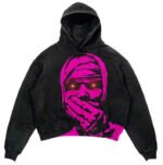 Gothic Casual Letter Explosion Print Men's Clothing Skull Hoodie - Image 8