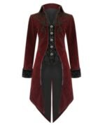 Long punk men's coat in vintage clothing - Image 7